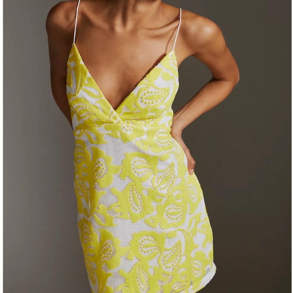 Maeve Strappy Lace Mini Dress